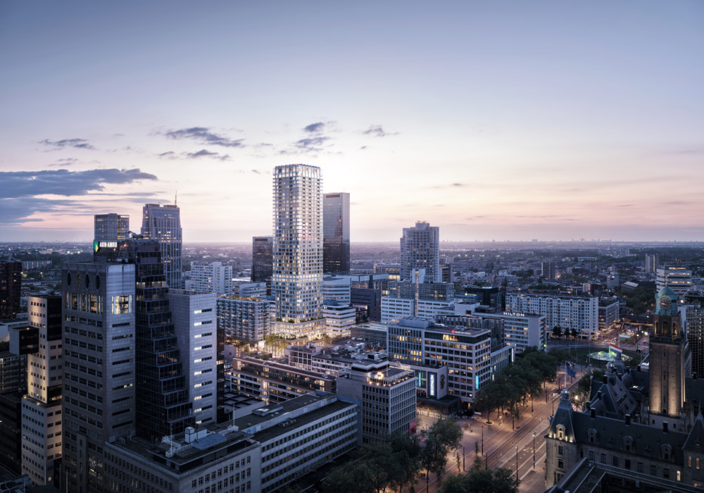 Nieuwe Lumière Toren in Rotterdam