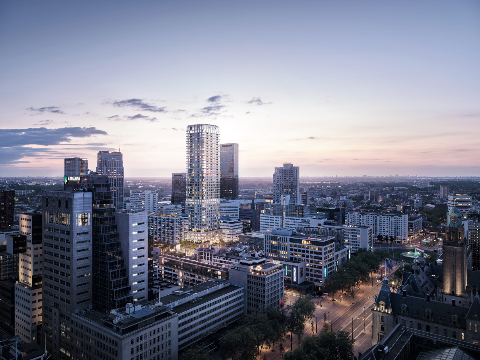 Nieuwe Lumière Toren in Rotterdam